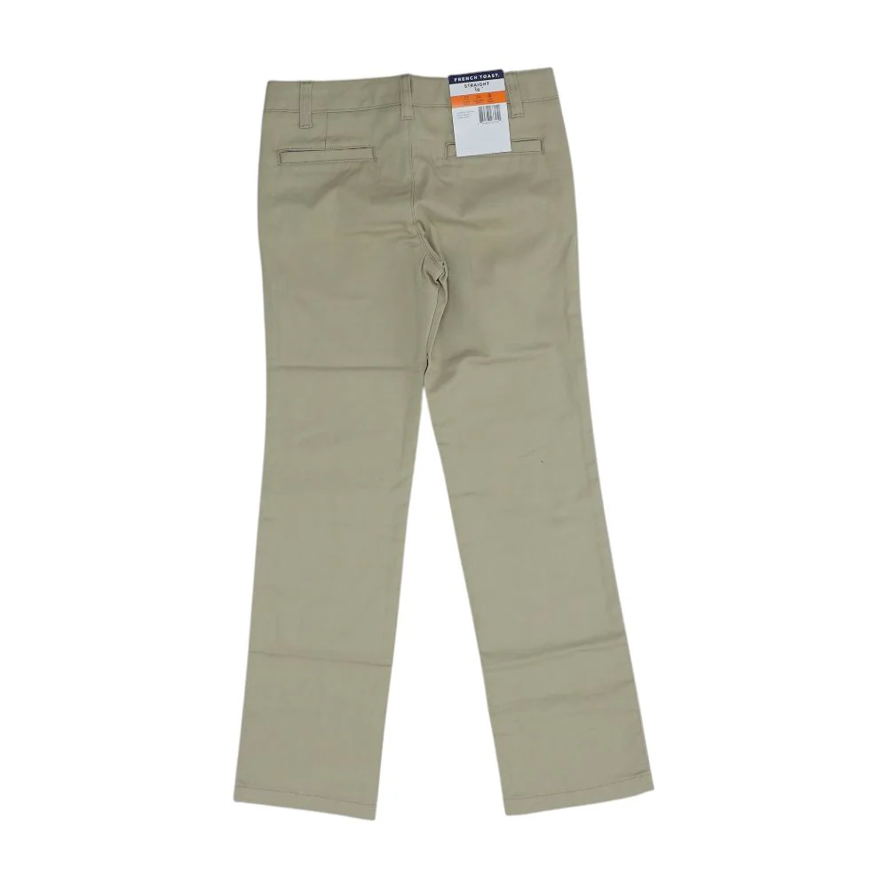 Beige Solid Chino Pants - Image 2