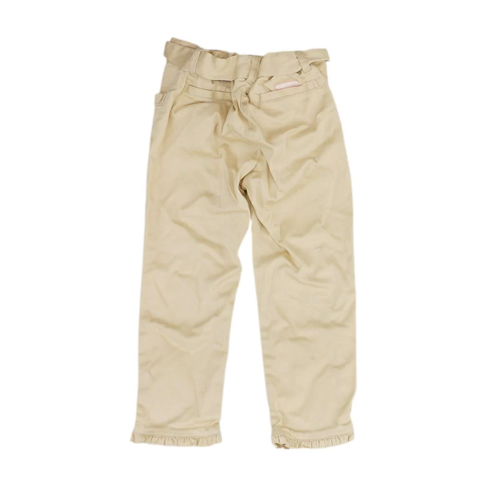 Beige Solid Chino Pants - Image 2