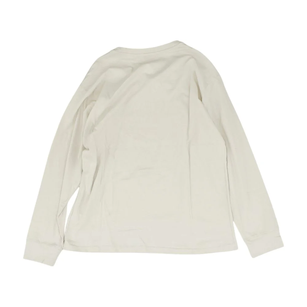 Beige Solid Graphic/logo T-Shirt - Image 2