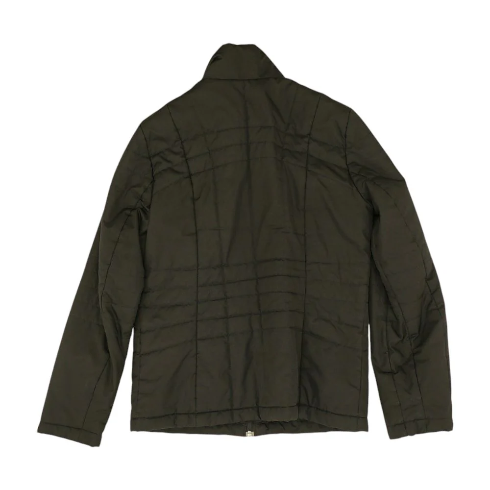 Beige Solid Puffer Jacket - Image 2