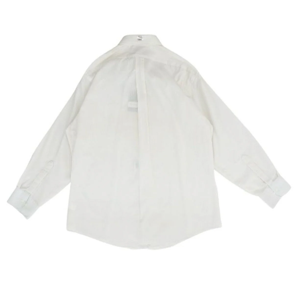 Beige Striped Long Sleeve Button Down - Image 2