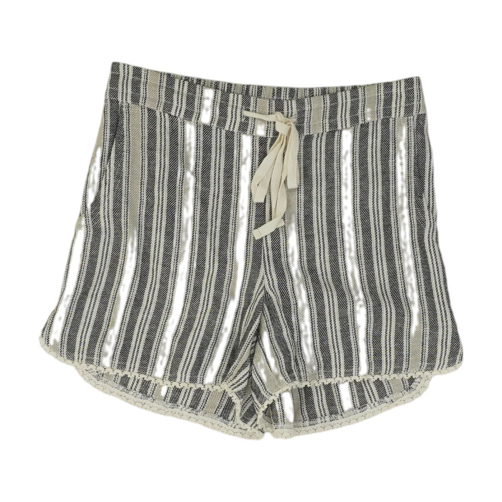 Multi Striped Knit Shorts