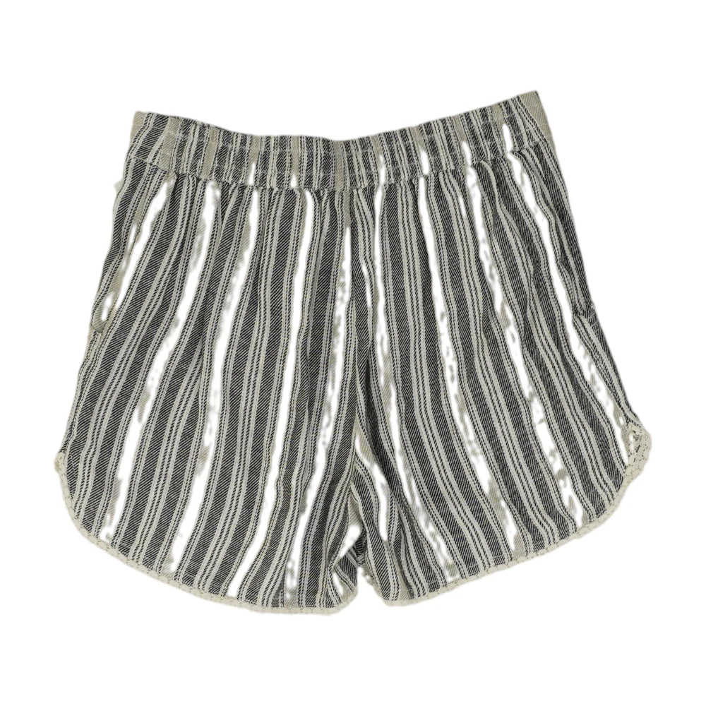 Multi Striped Knit Shorts - Image 2