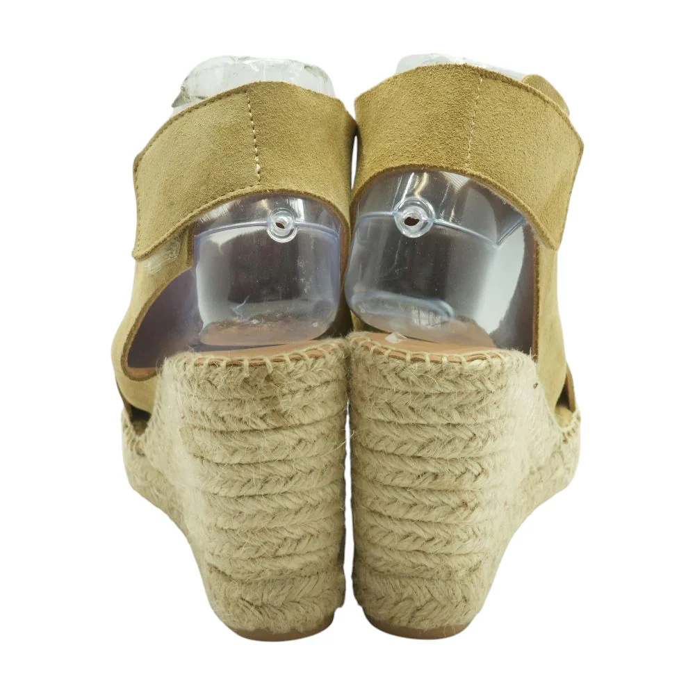 Beige Wedged MuleSandals - Image 2