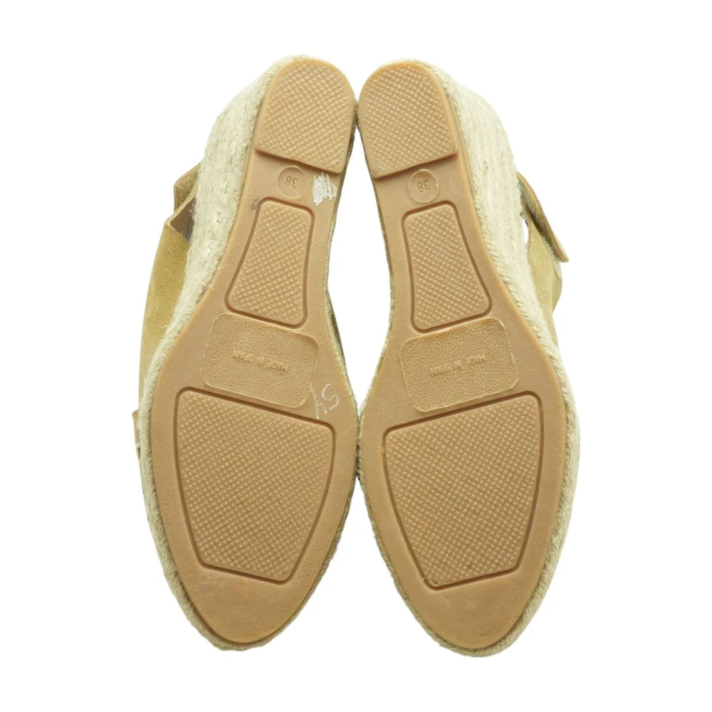 Beige Wedged MuleSandals - Image 3