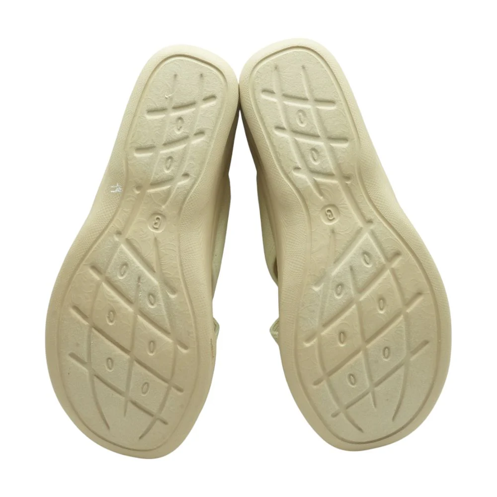 Beige Wedged Sandals - Image 3