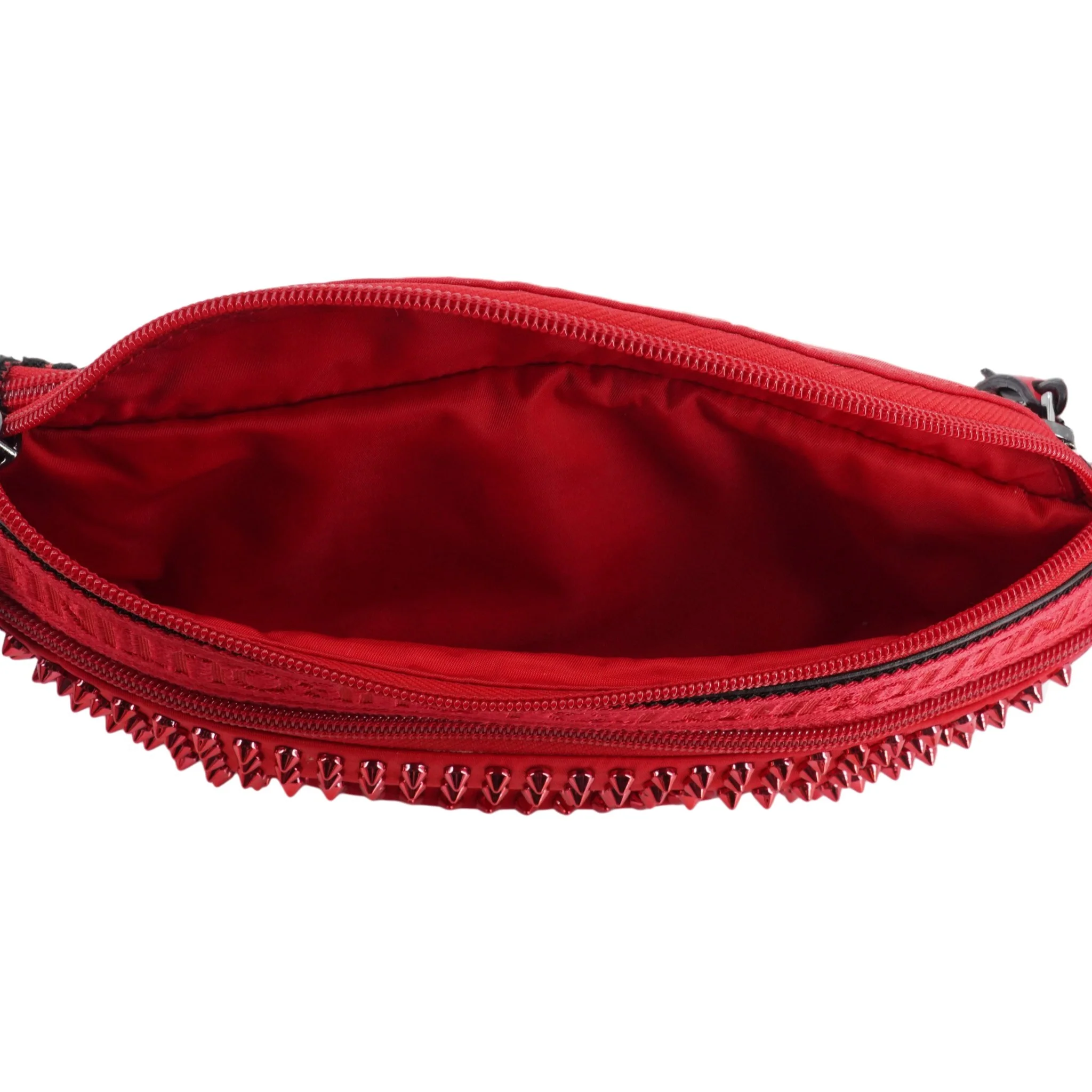 Red Paris NYC Spiked Waist Bag - Image 3