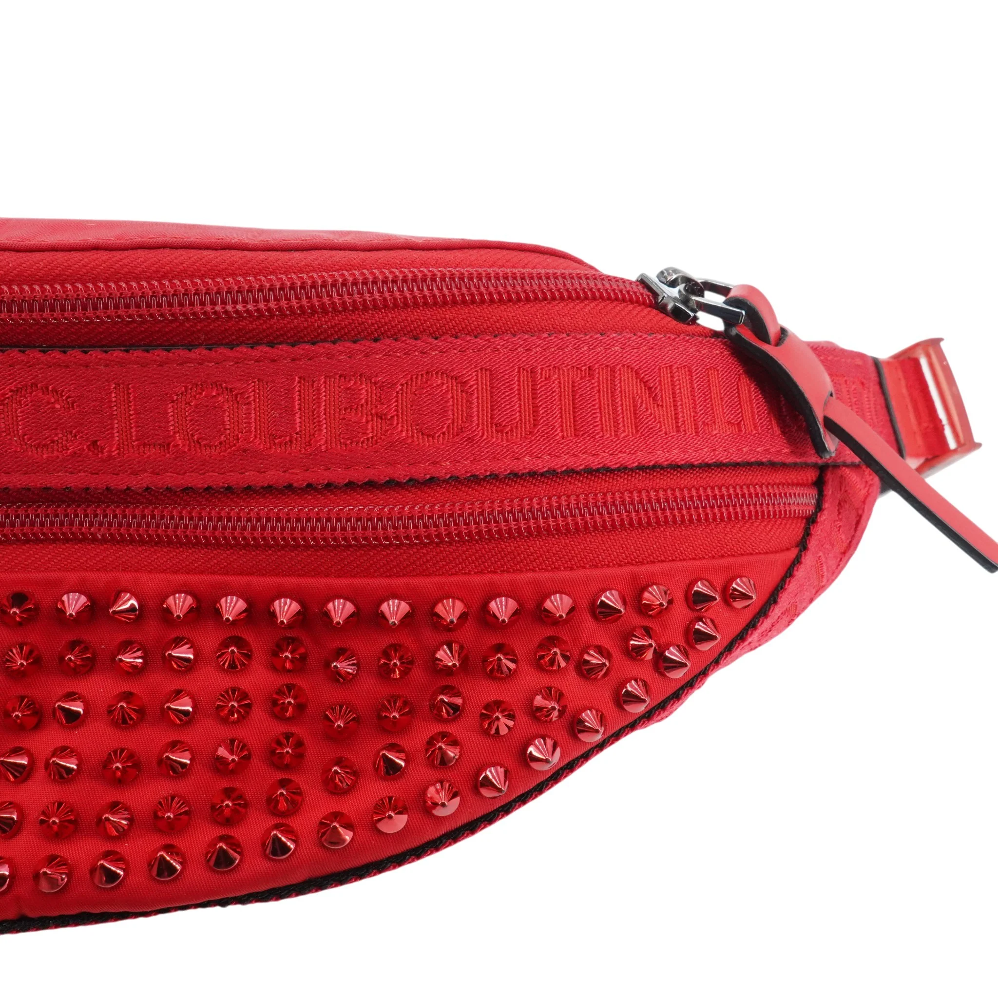 Red Paris NYC Spiked Waist Bag - Image 5