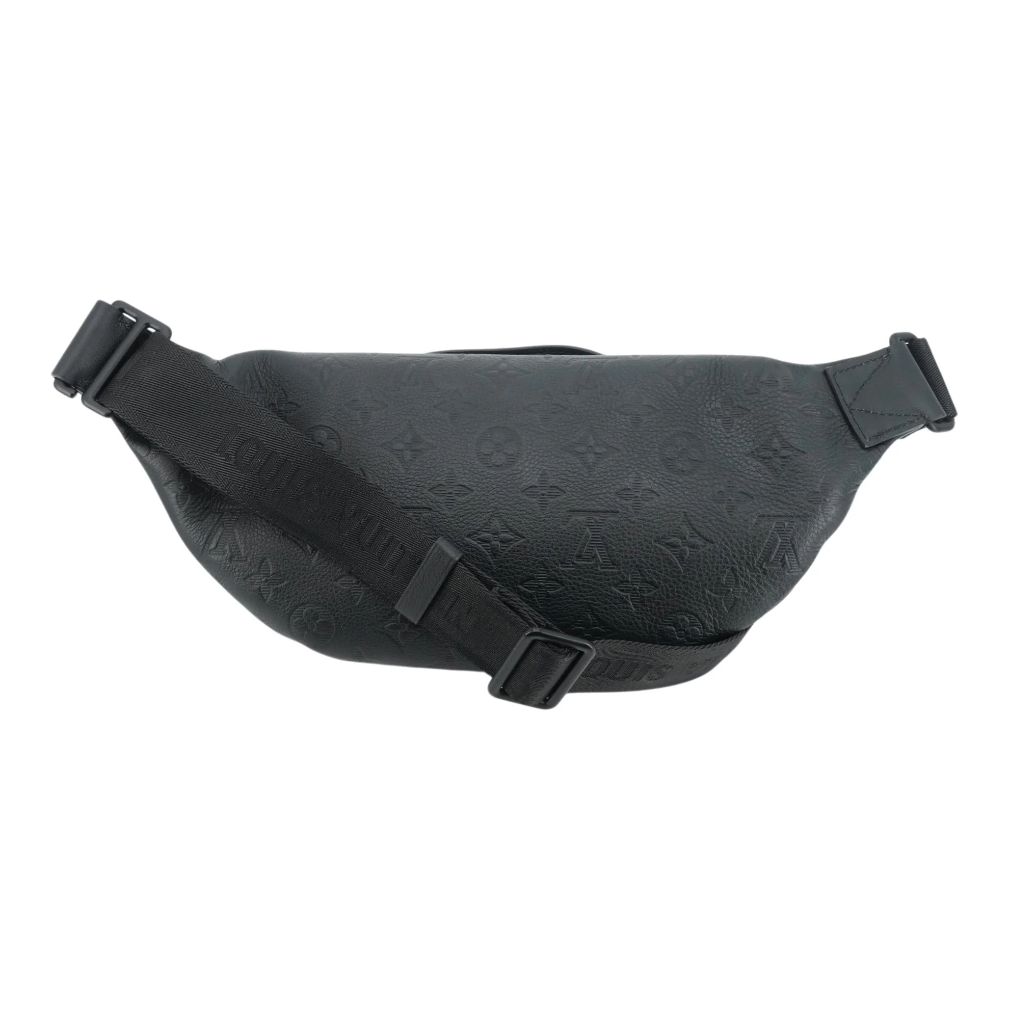Black Rush Bumbag in Monogram Shadow Calfskin Leather - Image 2