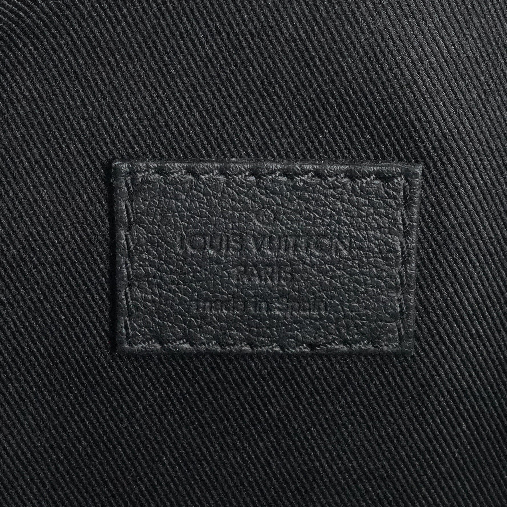Black Rush Bumbag in Monogram Shadow Calfskin Leather - Image 4