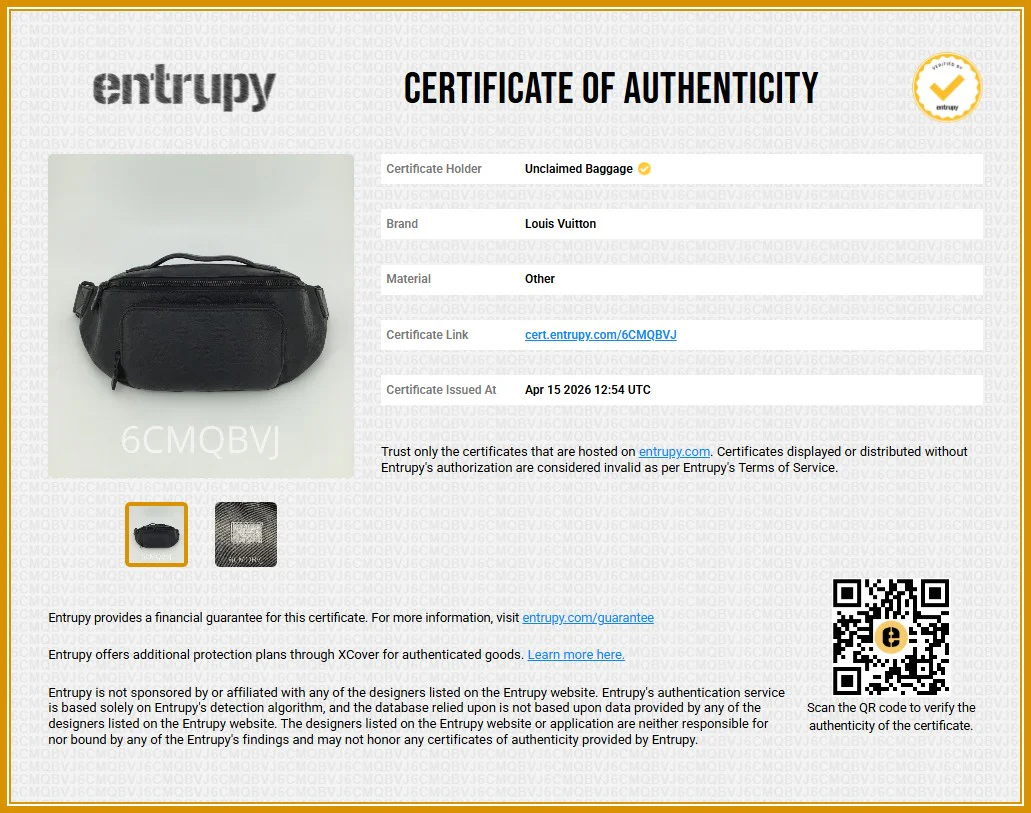Black Rush Bumbag in Monogram Shadow Calfskin Leather - Image 6