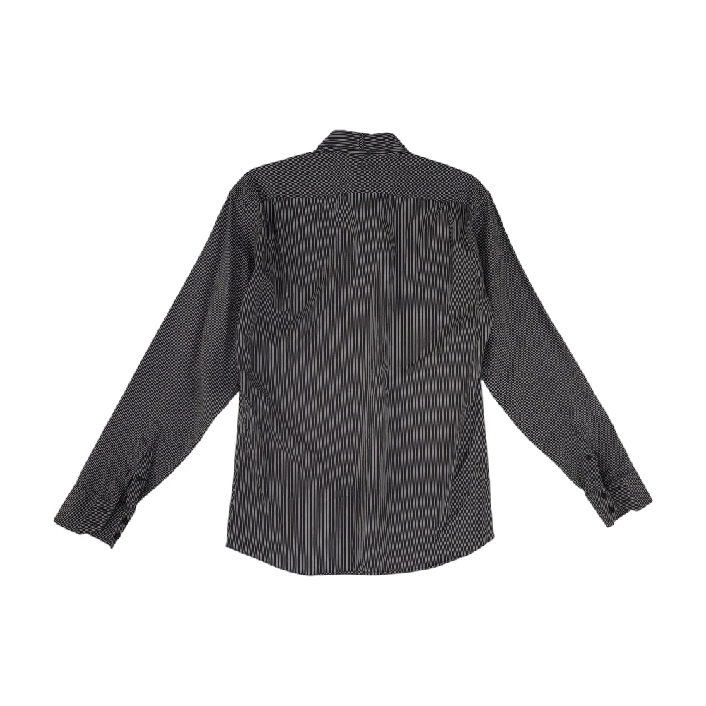 Navy Striped Long Sleeve Button Down - Image 2