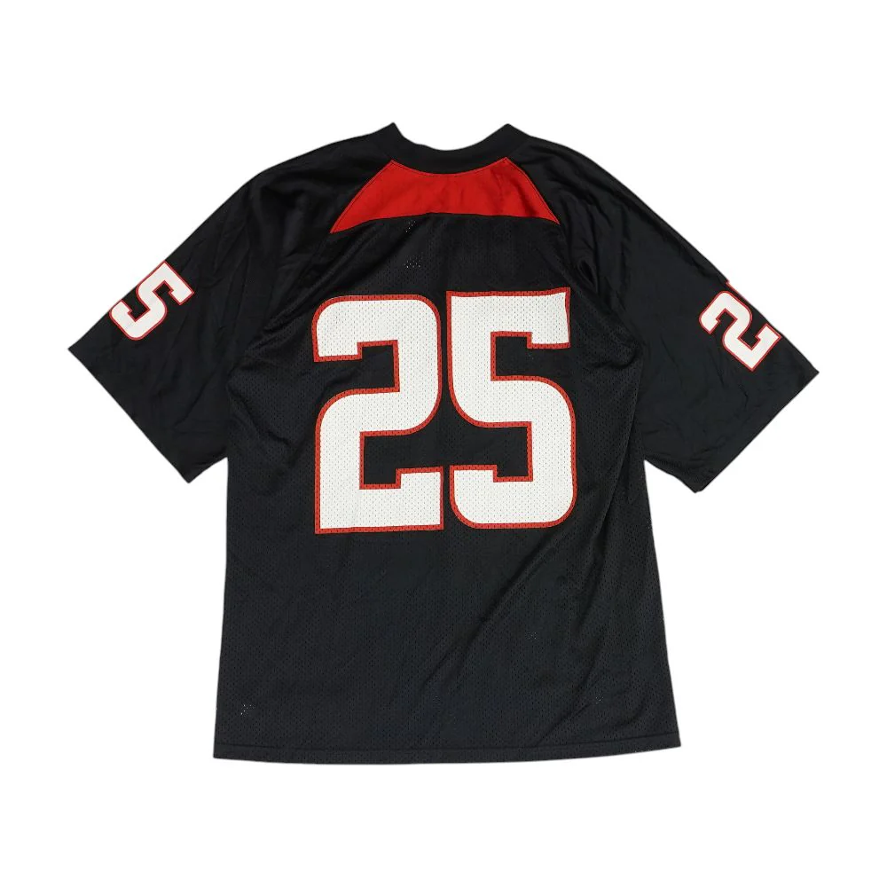 Black #25 Texas Tech Red Raiders Misc Short Sleeve Jersey - Image 2