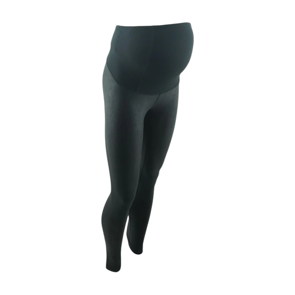 Black Active Maternity Leggings - Image 2