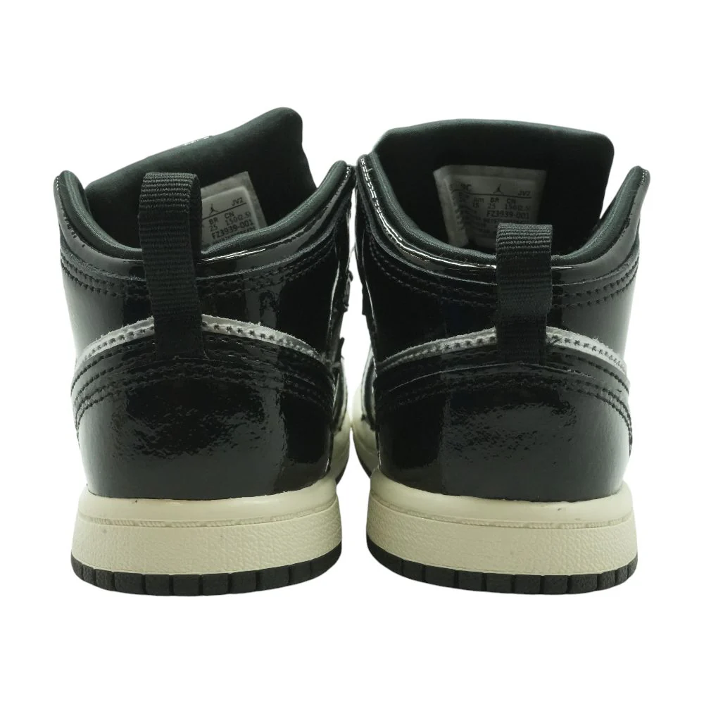 Black and Silver Toddler Shoes - Image 2