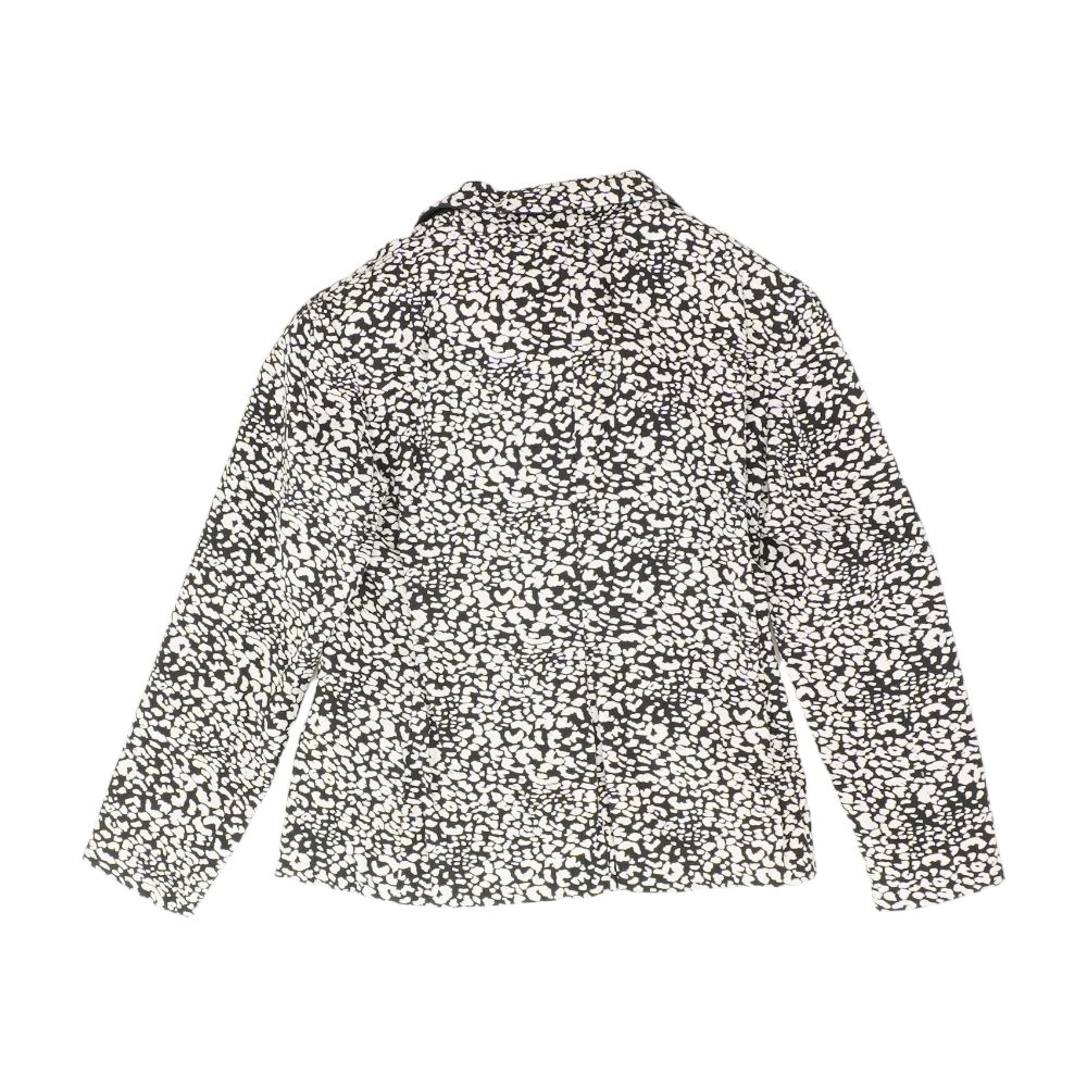 Black Animal Print Blazer - Image 2