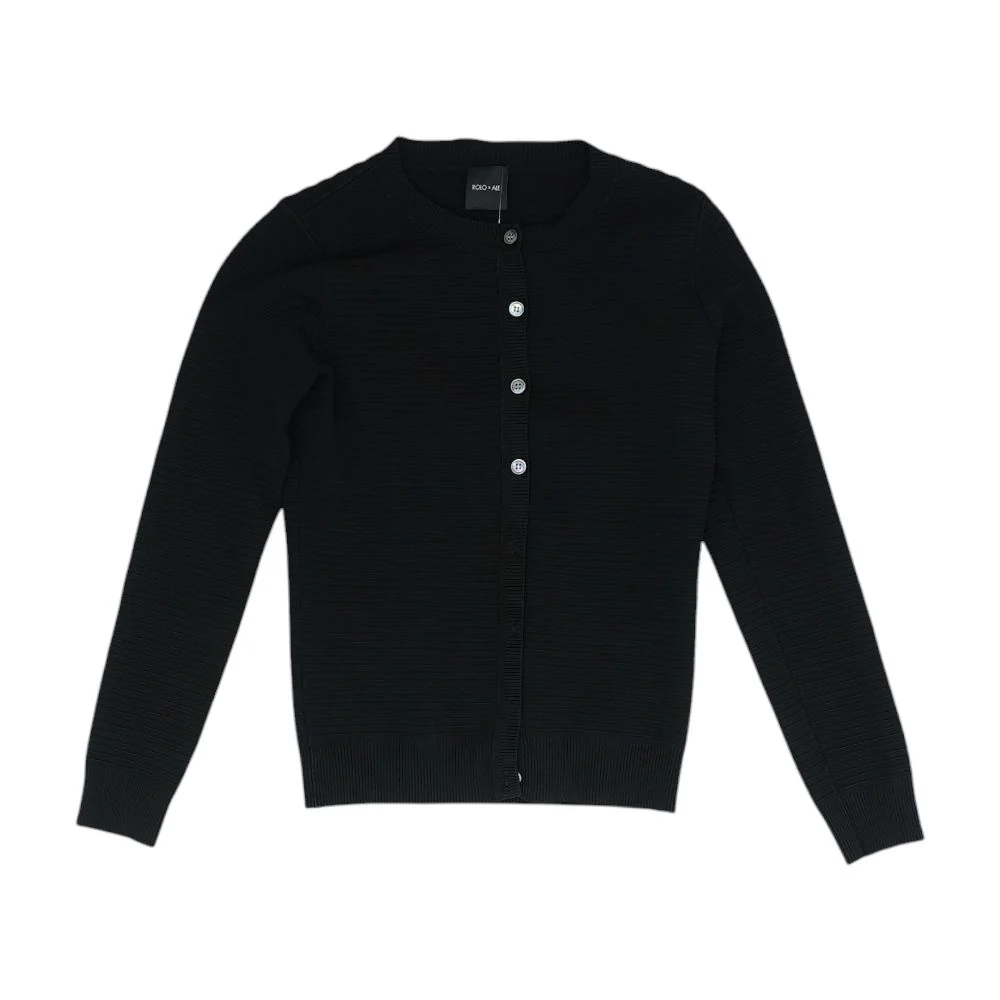 Black Cardigan Sweater