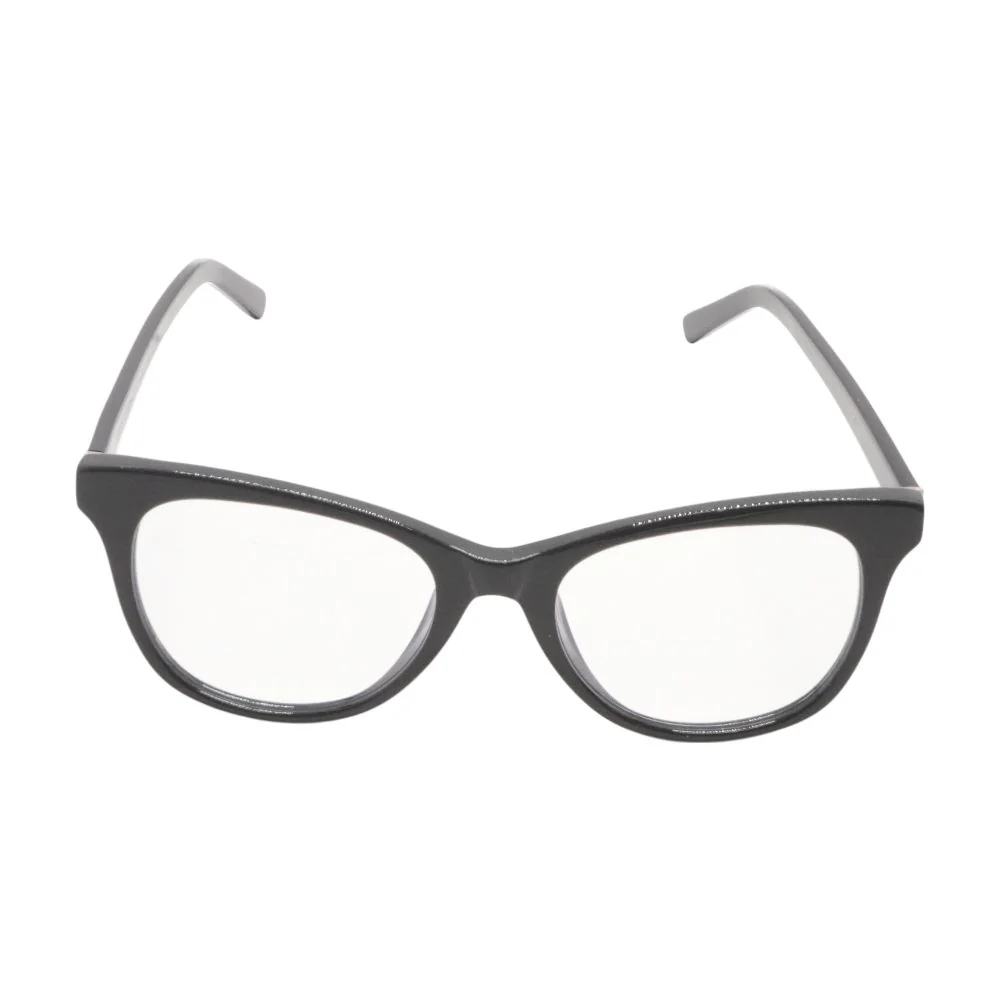 Black Carina Oversized Unknown Prescription Eyeglasses - Image 2