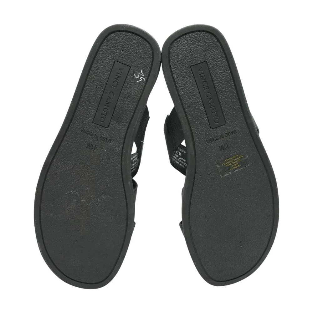 Black Casual Slide Sandals - Image 3
