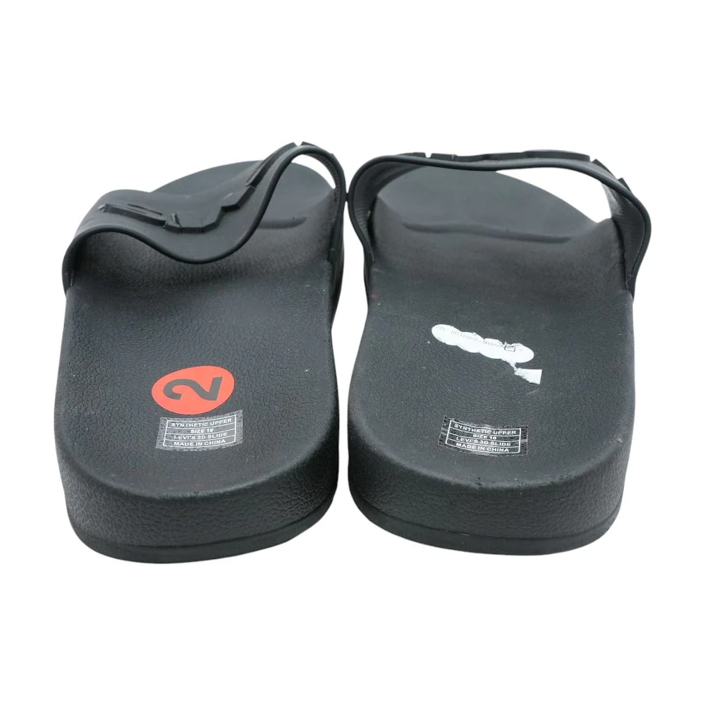 Black Casual Slide Sandals - Image 2