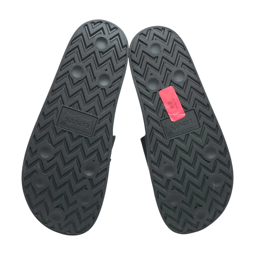 Black Casual Slide Sandals - Image 3