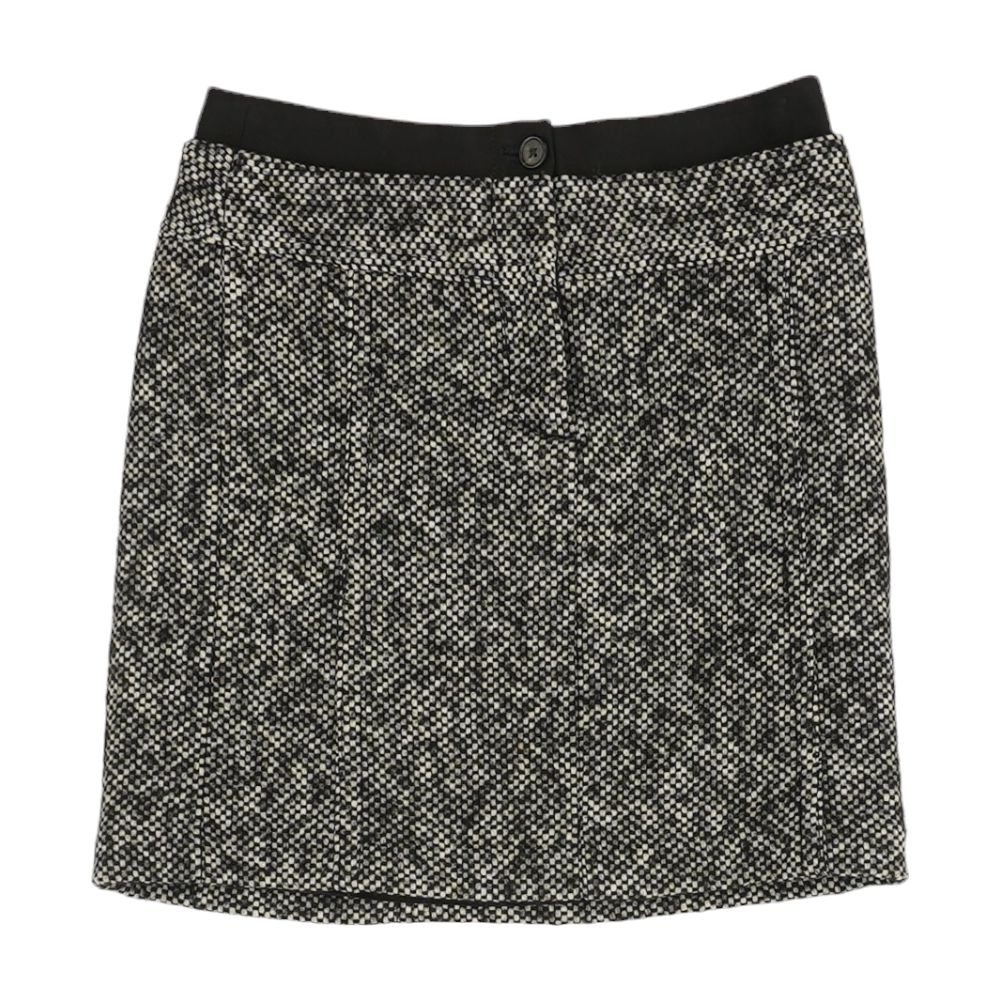 Black Check Mini Skirt