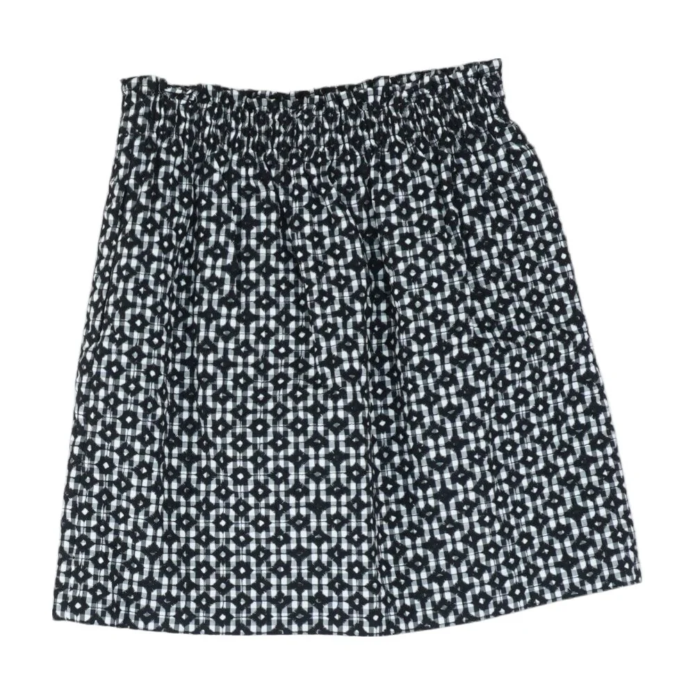 Black Check Mini Skirt - Image 2