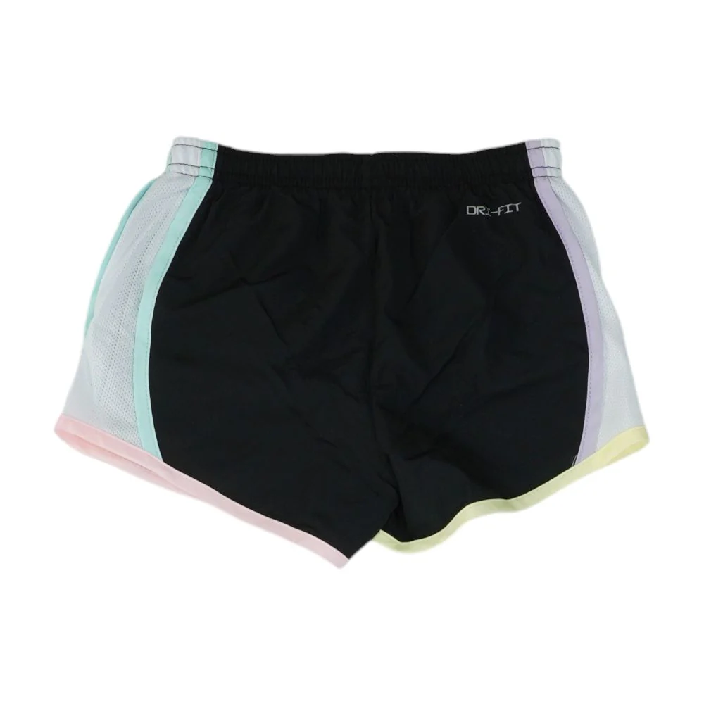 Black Color Block Active Shorts - Image 2