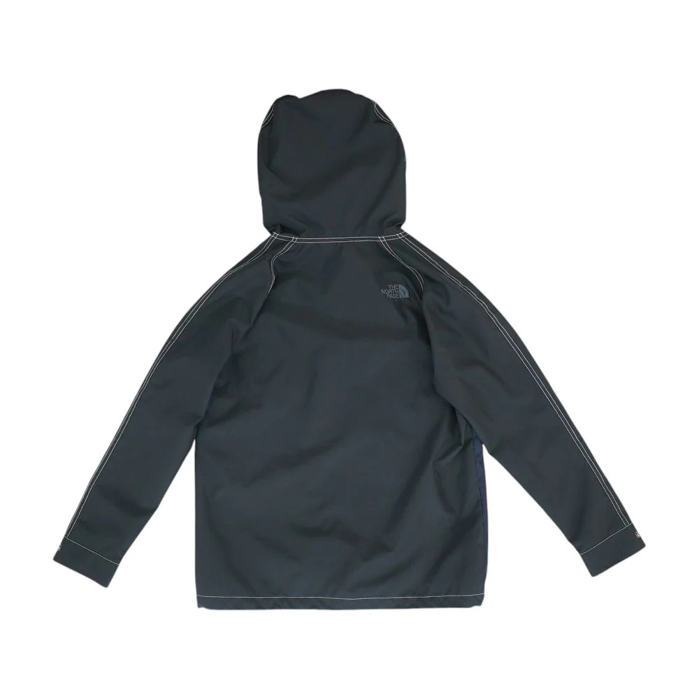 Black Color Block Rain Jacket - Image 2