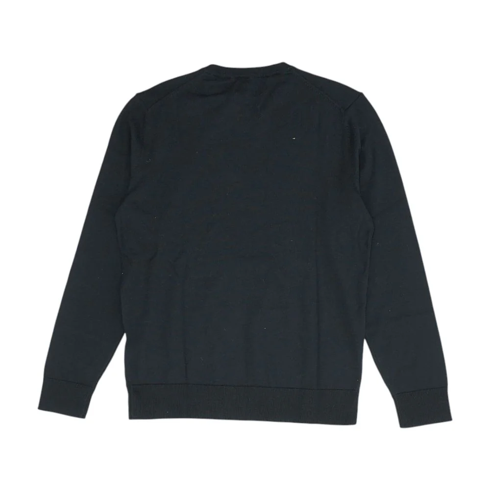 Black Crewneck Knit Top - Image 2