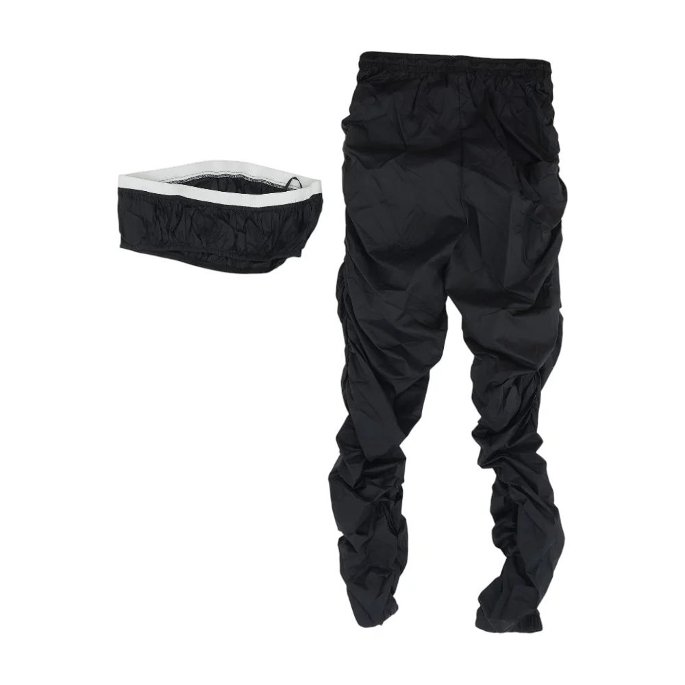 Black Cropped Blouse and Pant Set - Image 2