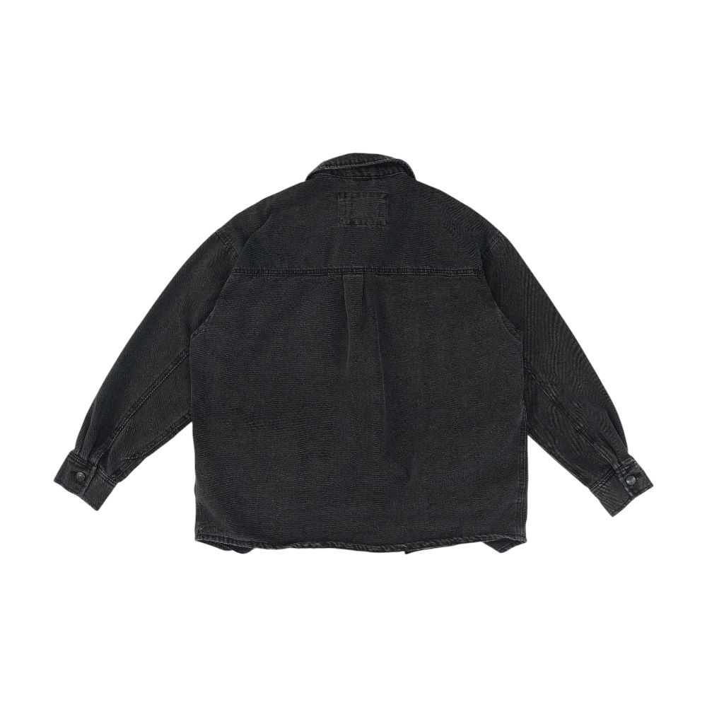 Black Denim Jacket - Image 2