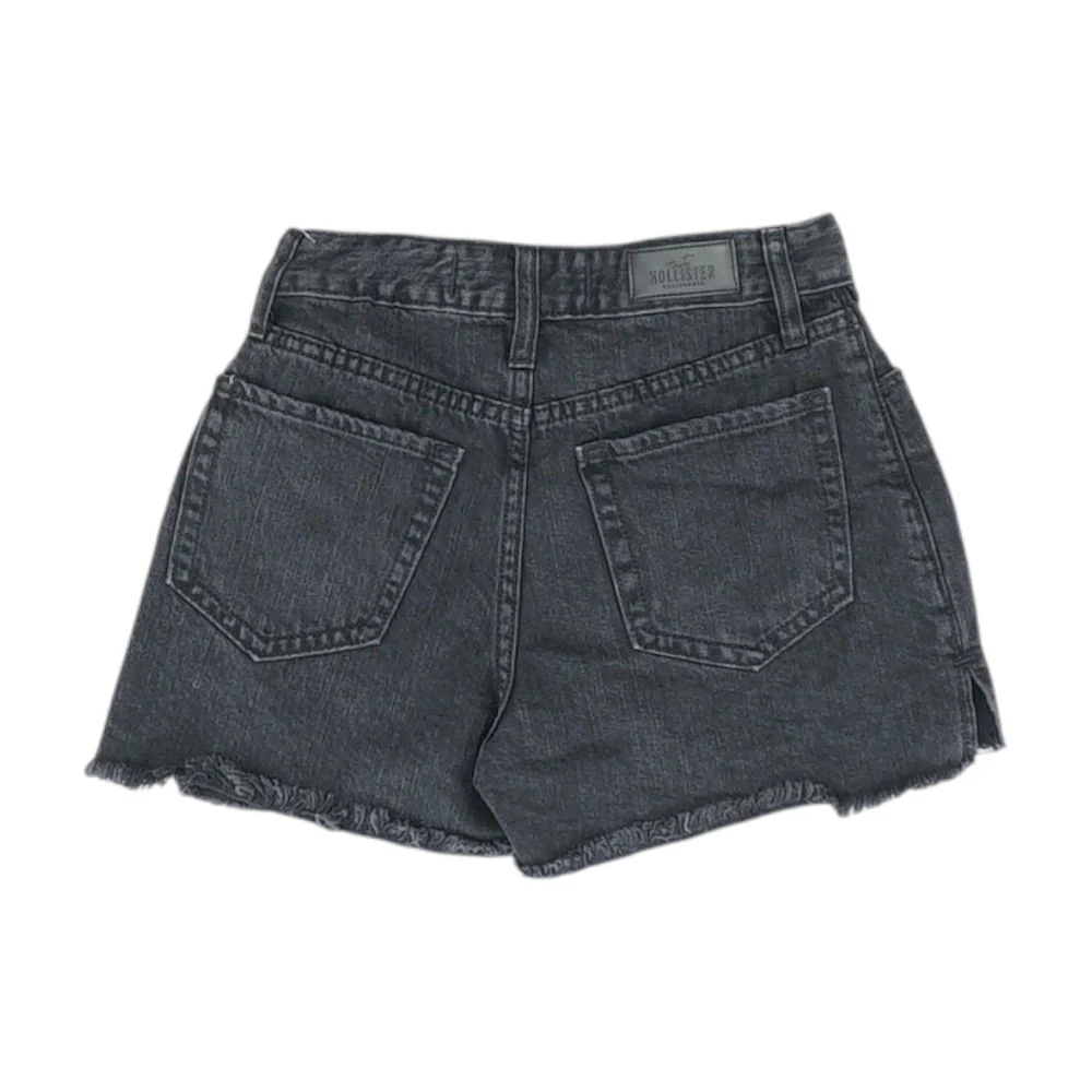 Black Denim Shorts - Image 2