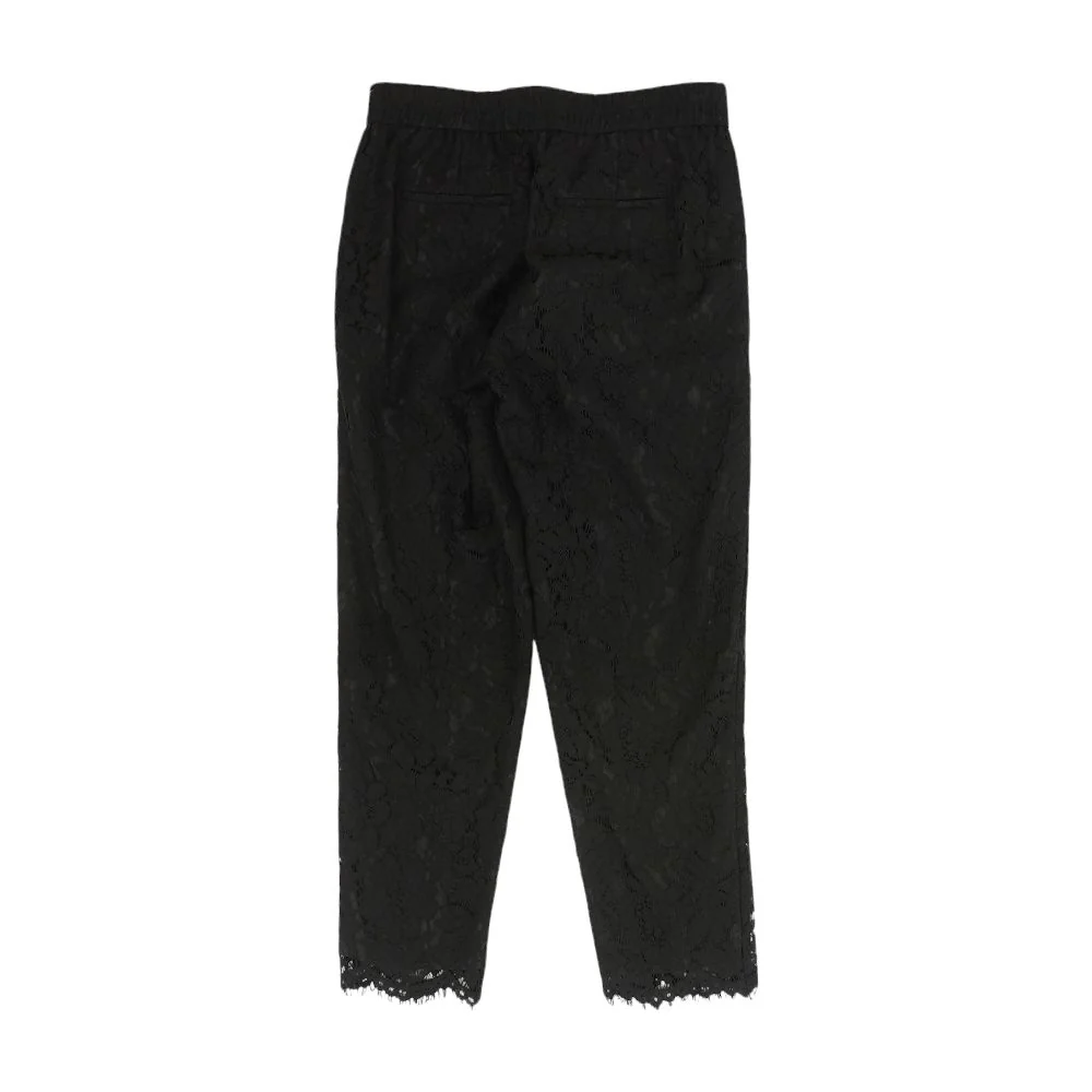 Black Embroidery Detail Dress Pants - Image 2