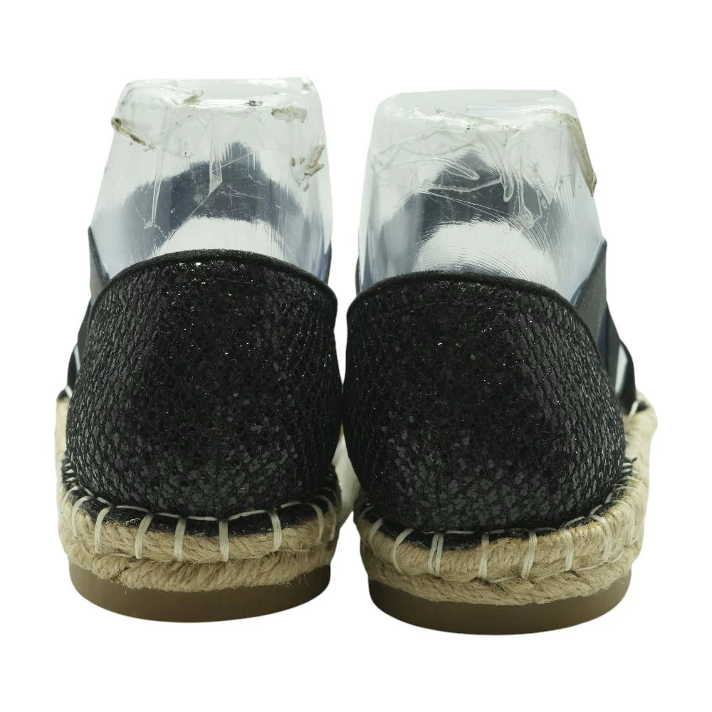 Black Espadrille Flats - Image 2