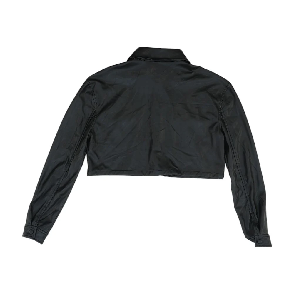 Black Faux Leather Jacket - Image 2