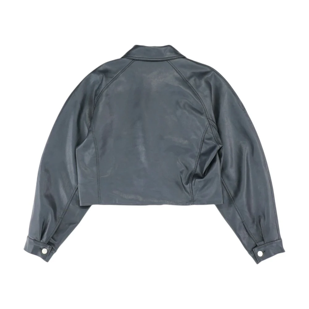 Black Faux Leather Jacket - Image 2