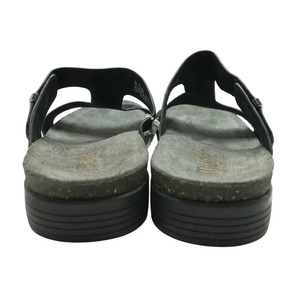 Black Flat Sandals - Image 2