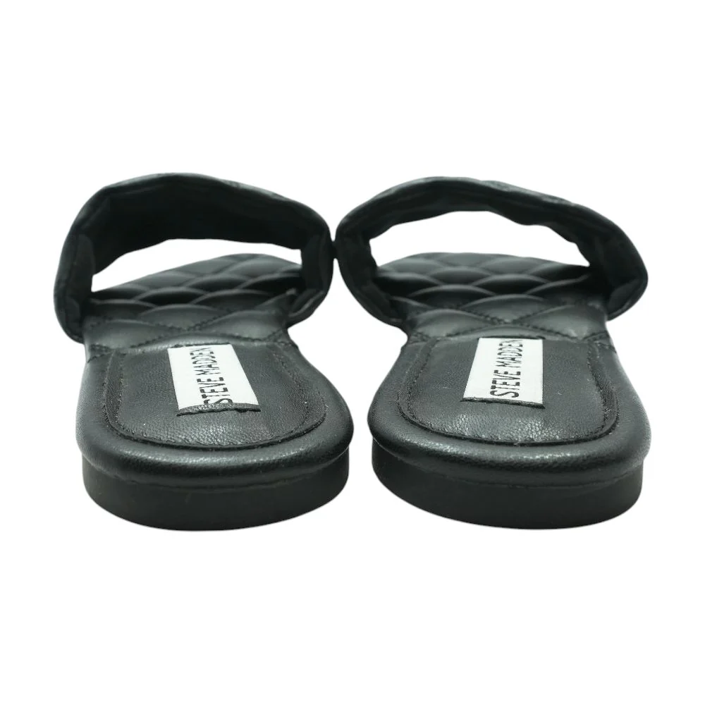 Black Flat Sandals - Image 2