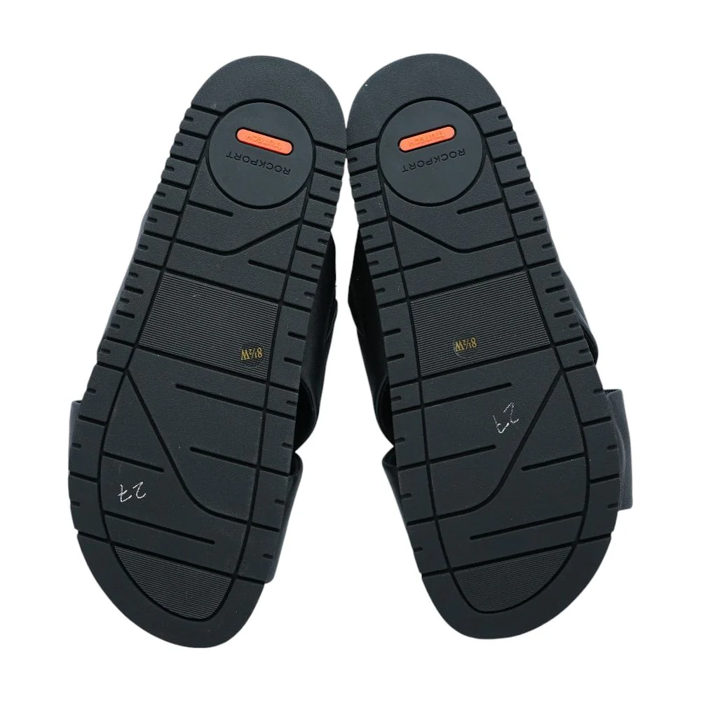 Black Flat Sandals - Image 3