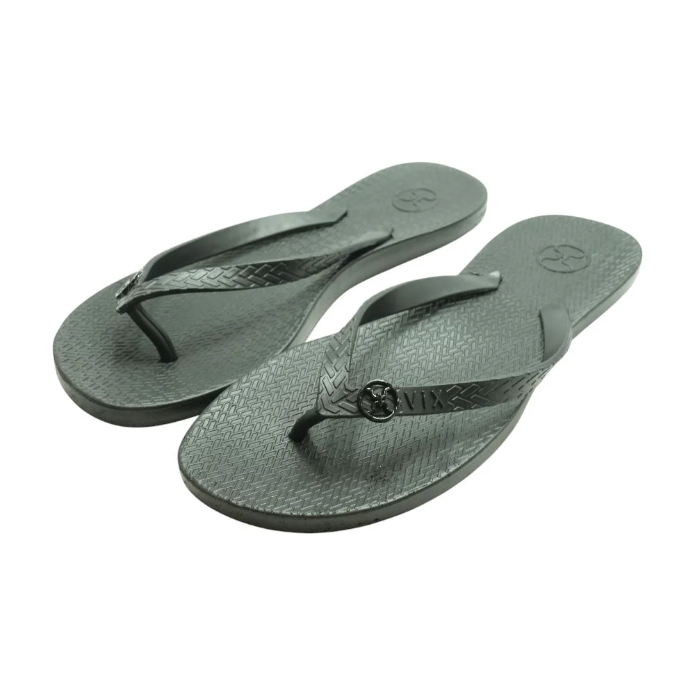 Black Flip Flop Sandals