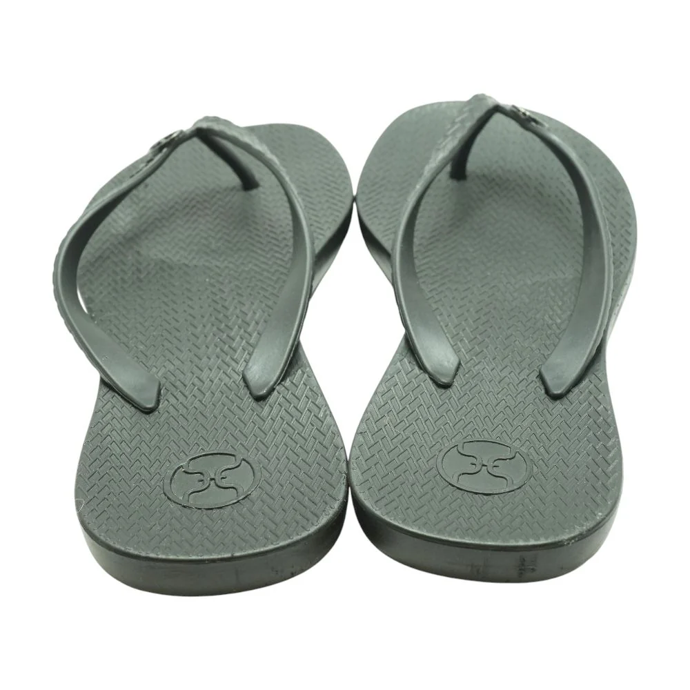 Black Flip Flop Sandals - Image 2