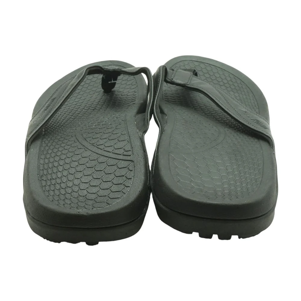 Black Flip Flop Sandals - Image 2