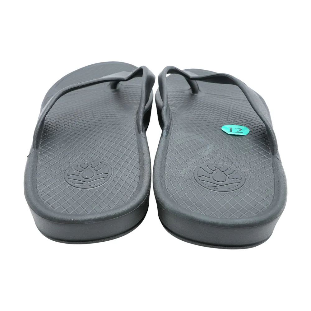Black Flip Flop Sandals - Image 2