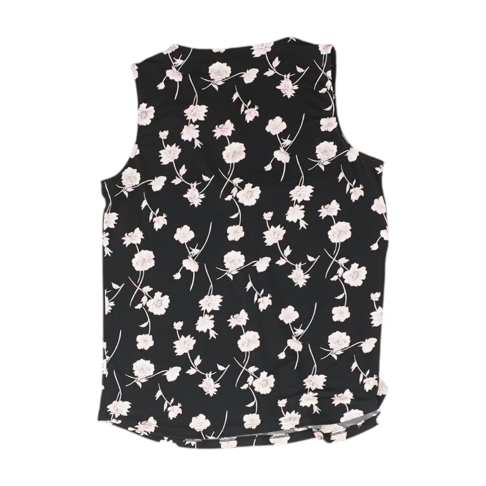 Black Floral Blouse - Image 2
