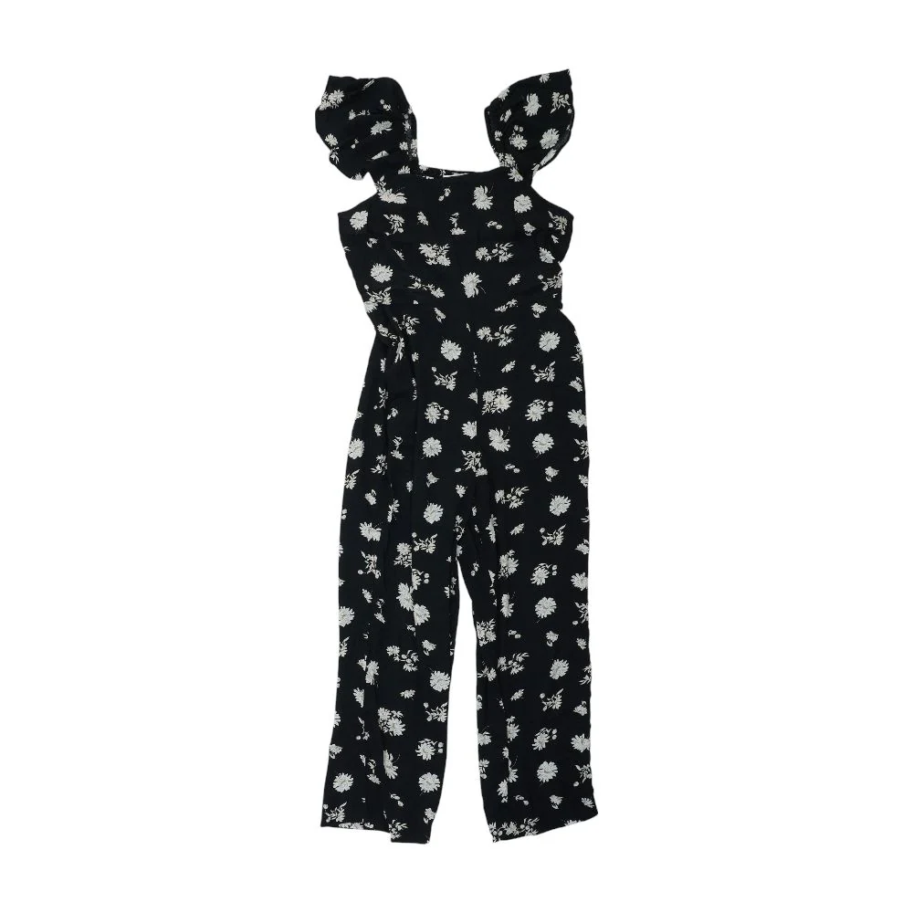 Black Floral Jumpsuit