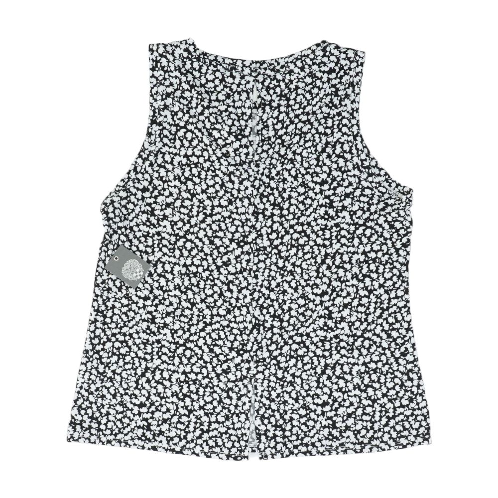 Black Floral Sleeveless Blouse - Image 6