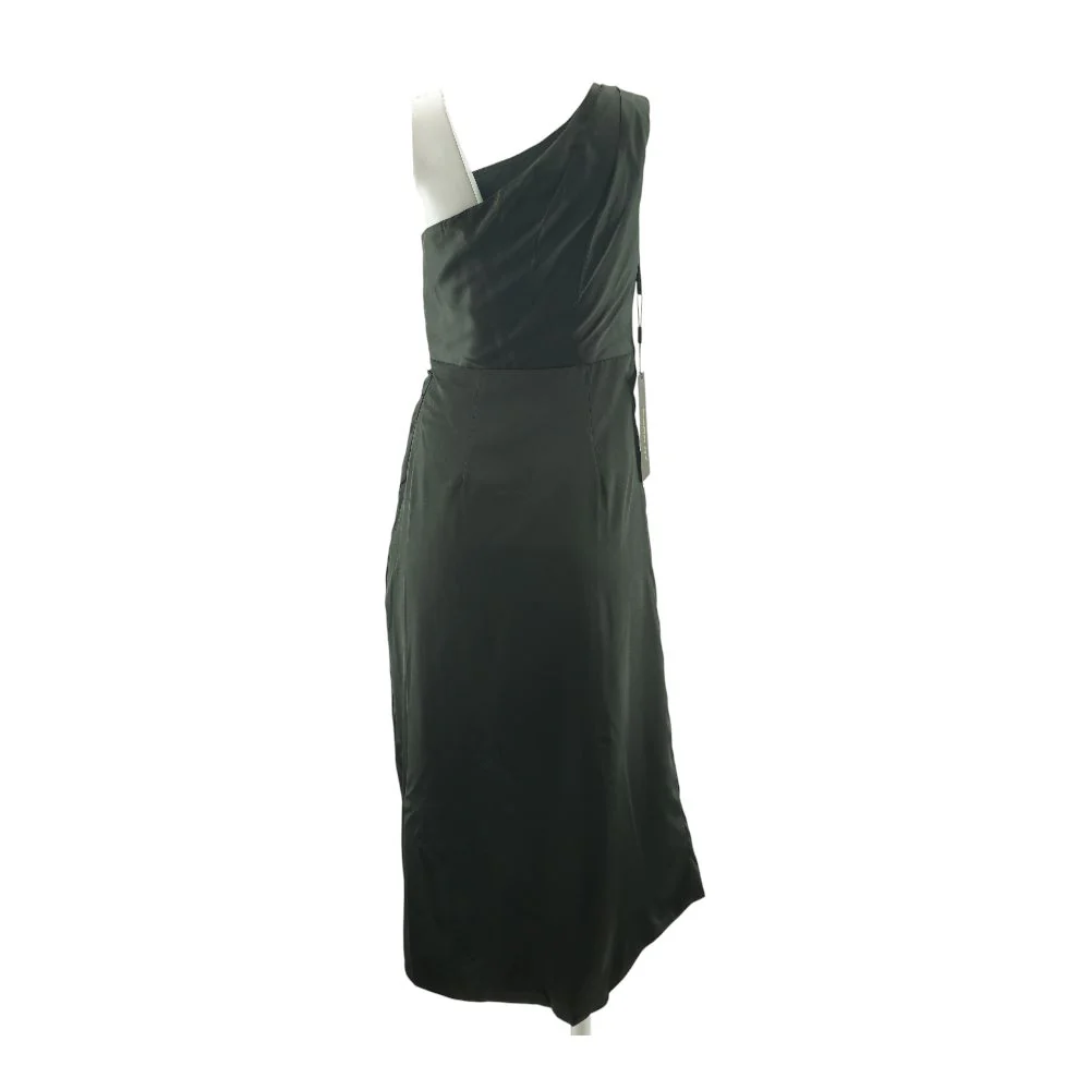 Black Formal Midi Dress - Image 2