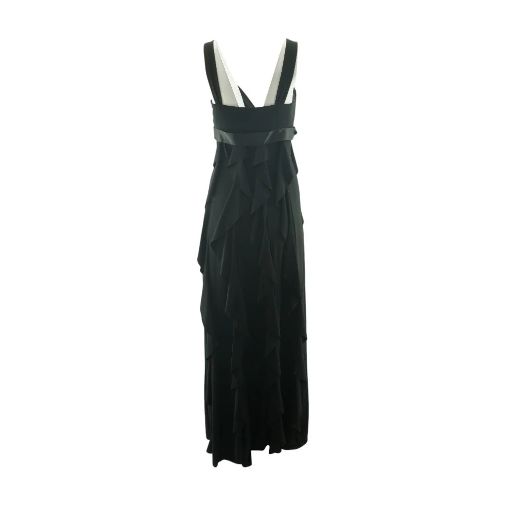 Black Formal Midi Dress - Image 2