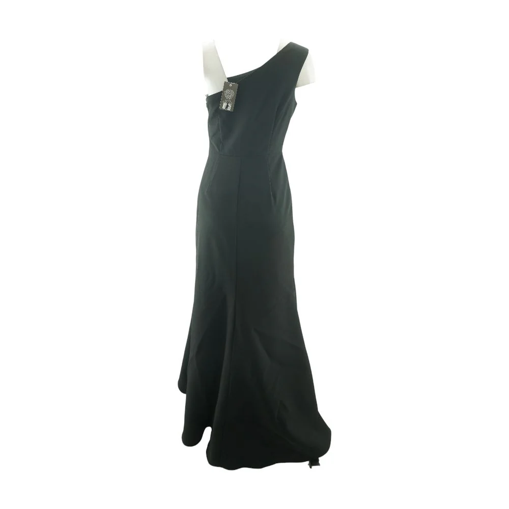 Black Formal Midi Dress